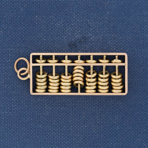 Vintage Large Abacus Charm