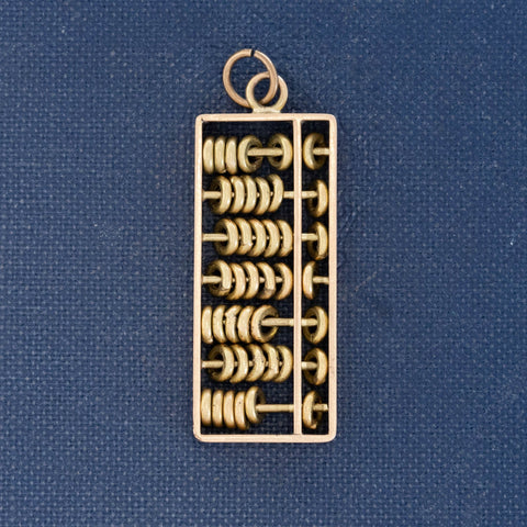Vintage Large Abacus Charm
