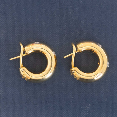 Vintage Large Etoile Hoop Earrings, by Tiffany & Co.