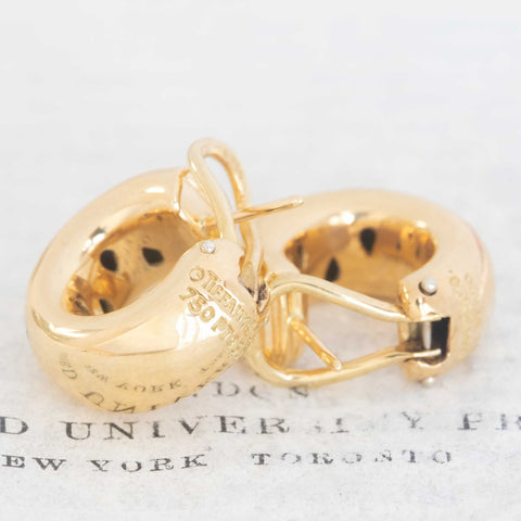 Vintage Large Etoile Hoop Earrings, by Tiffany & Co.