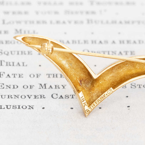 Vintage Large Seagull Wings Brooch, by Tiffany & Co.