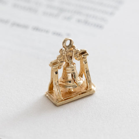 Vintage Liberty Bell Charm