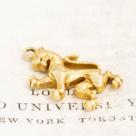 Vintage Tiger Charm, by Tiffany and Co, circa 1929