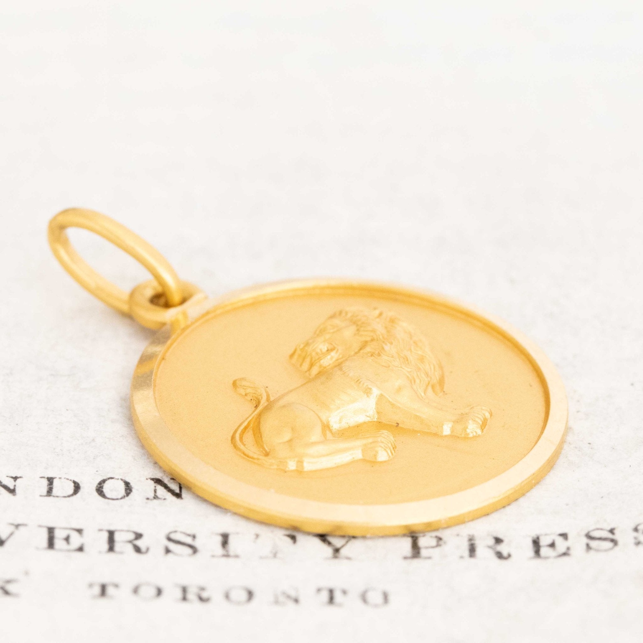 Vintage Lion Pendant