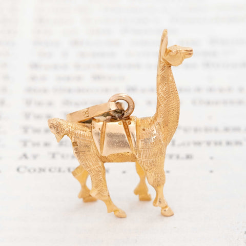 Vintage Llama Charm