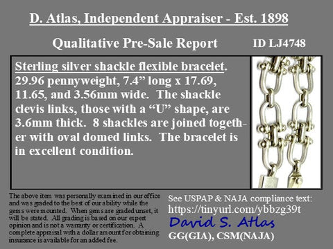 Vintage Lock Link Bracelet