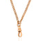 Vintage Long Curb Link Chain Necklace