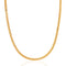 Vintage Long Snake Chain Necklace, Italian