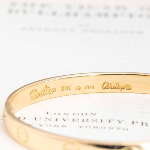 Vintage Love Bangle by Aldo Cipullo for Cartier