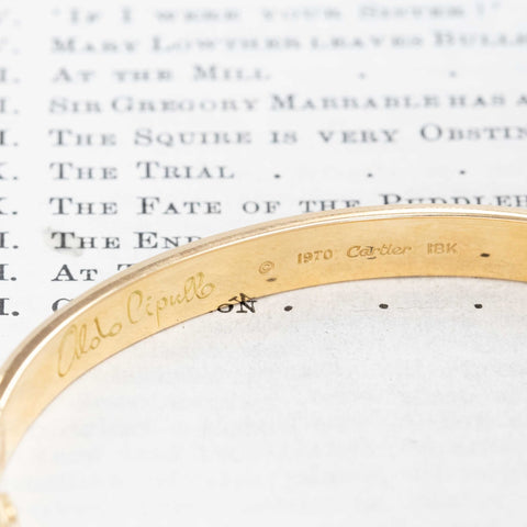 Vintage Love Bangle, by Aldo Cipullo for Cartier