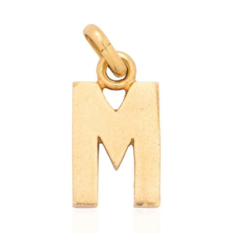 Vintage M Letter Pendant, by Gucci