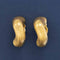 Vintage Macaroni Gold Ear Clips
