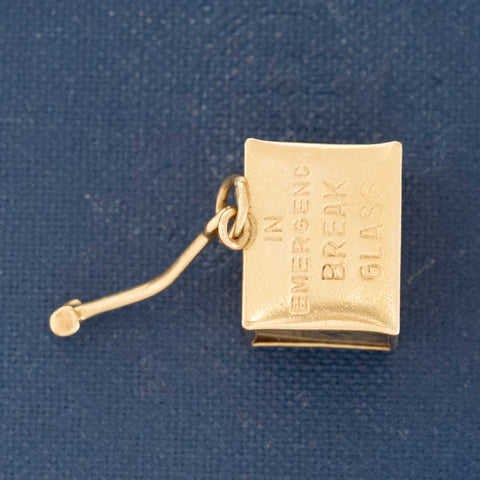 Vintage "Mad Money" Break in Case of Emergency Charm