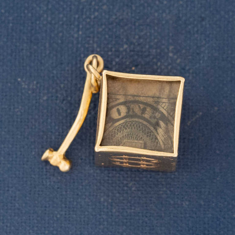 Vintage "Mad Money" Break in Case of Emergency Charm