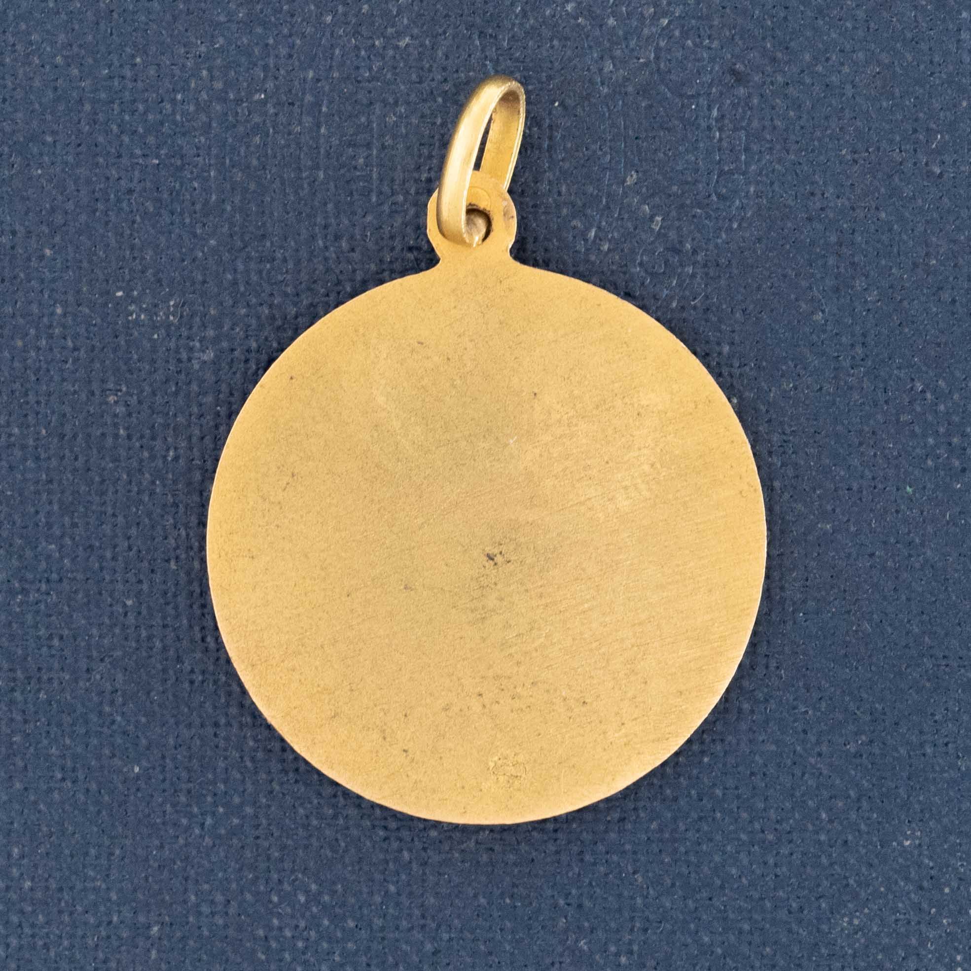 Vintage Madonna & Child Medallion