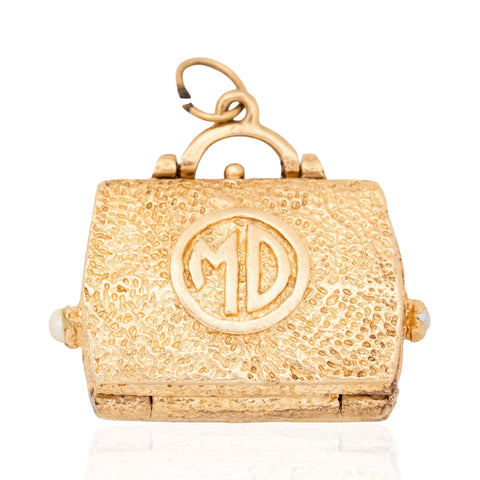 Vintage MD Medical Bag Pendant