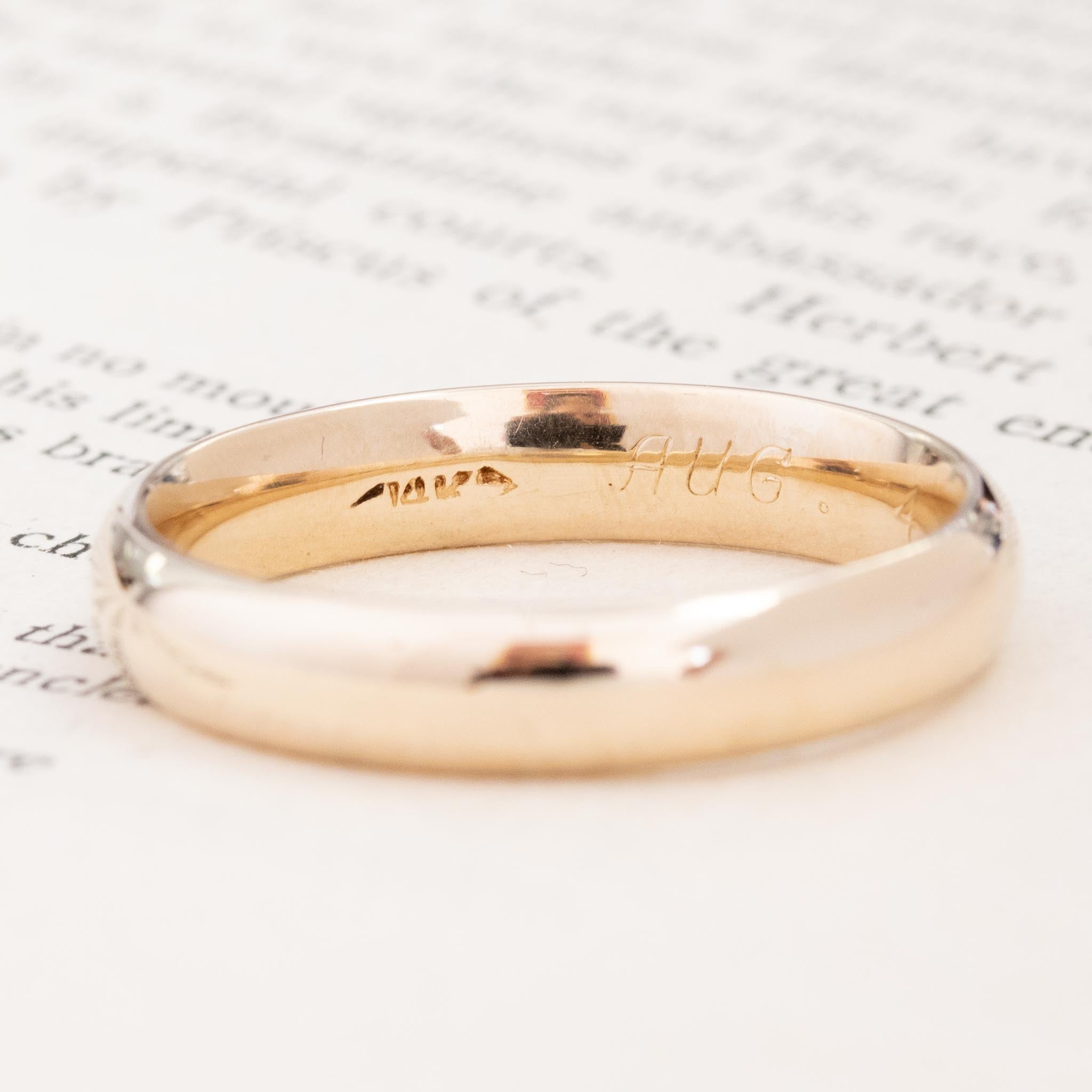 Vintage Men's Wedding Band, Size 13.25