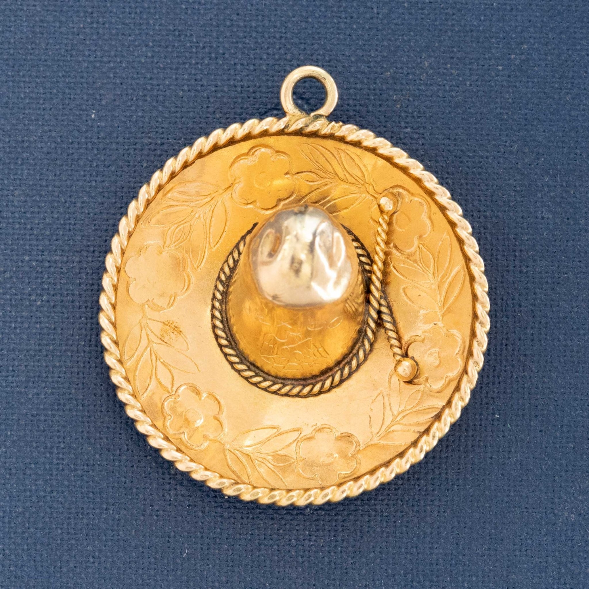 Vintage Mexican Sombrero Charm