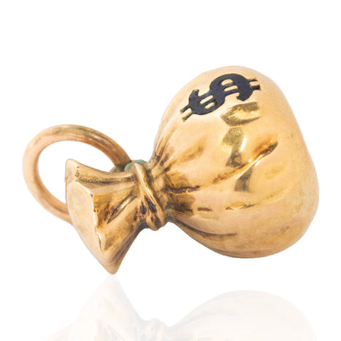 Vintage Money Bag Charm