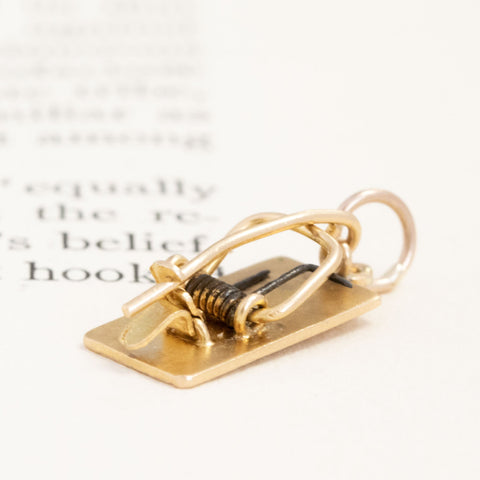 Vintage Mouse Trap Charm