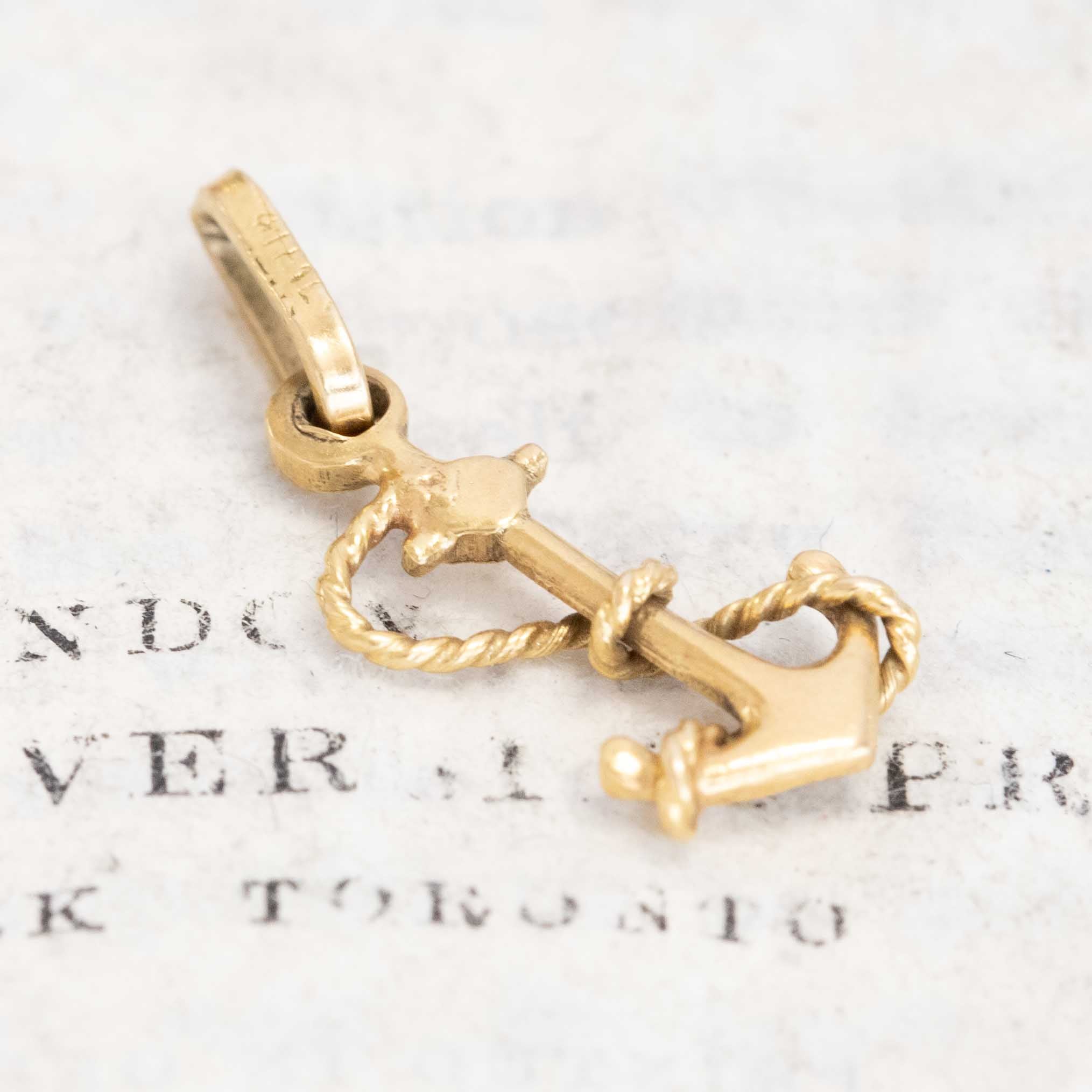 Vintage Nautical Anchor Charm
