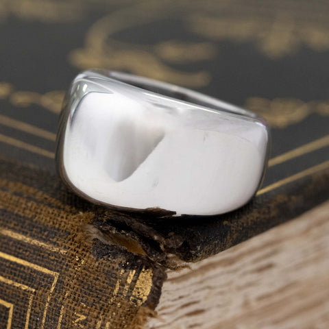 Vintage Nouvelle Vague White Gold Band by Cartier
