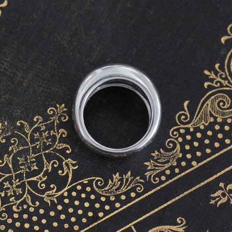Vintage Nouvelle Vague White Gold Band by Cartier