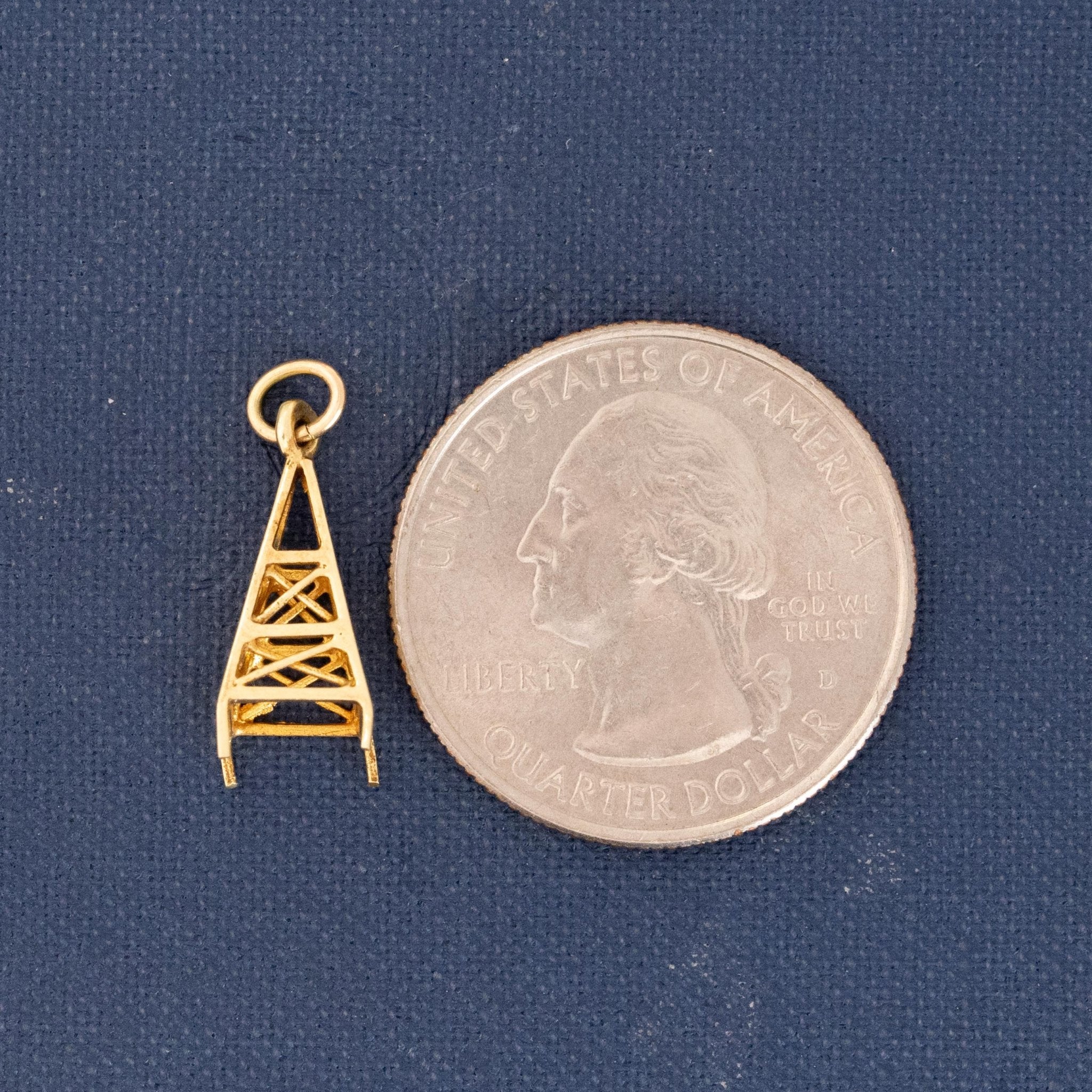 Vintage Oil Rig Charm