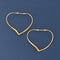 Vintage Open Heart Hoop Earrings by Elsa Peretti