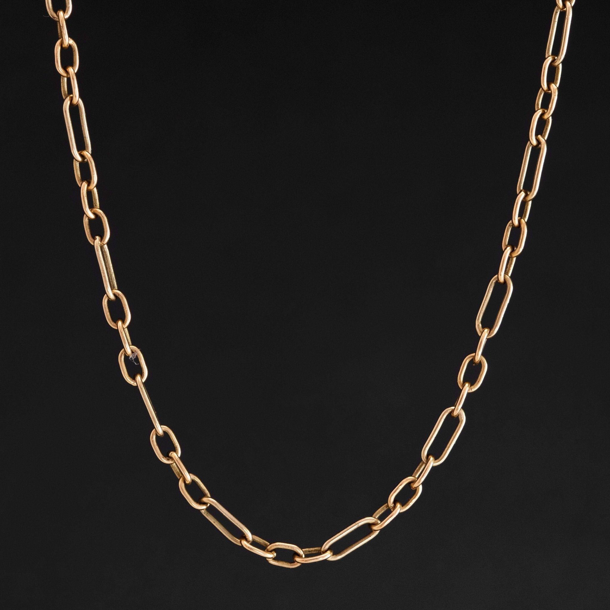 Vintage Open Link Chain Necklace