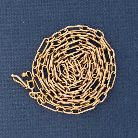 Vintage Open Link Chain Necklace