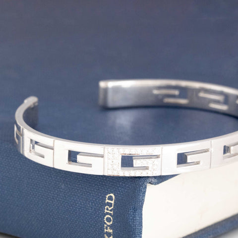 Vintage Open Work G Logo Cuff by Gucci