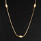 Vintage Oval Bead Chain Necklace