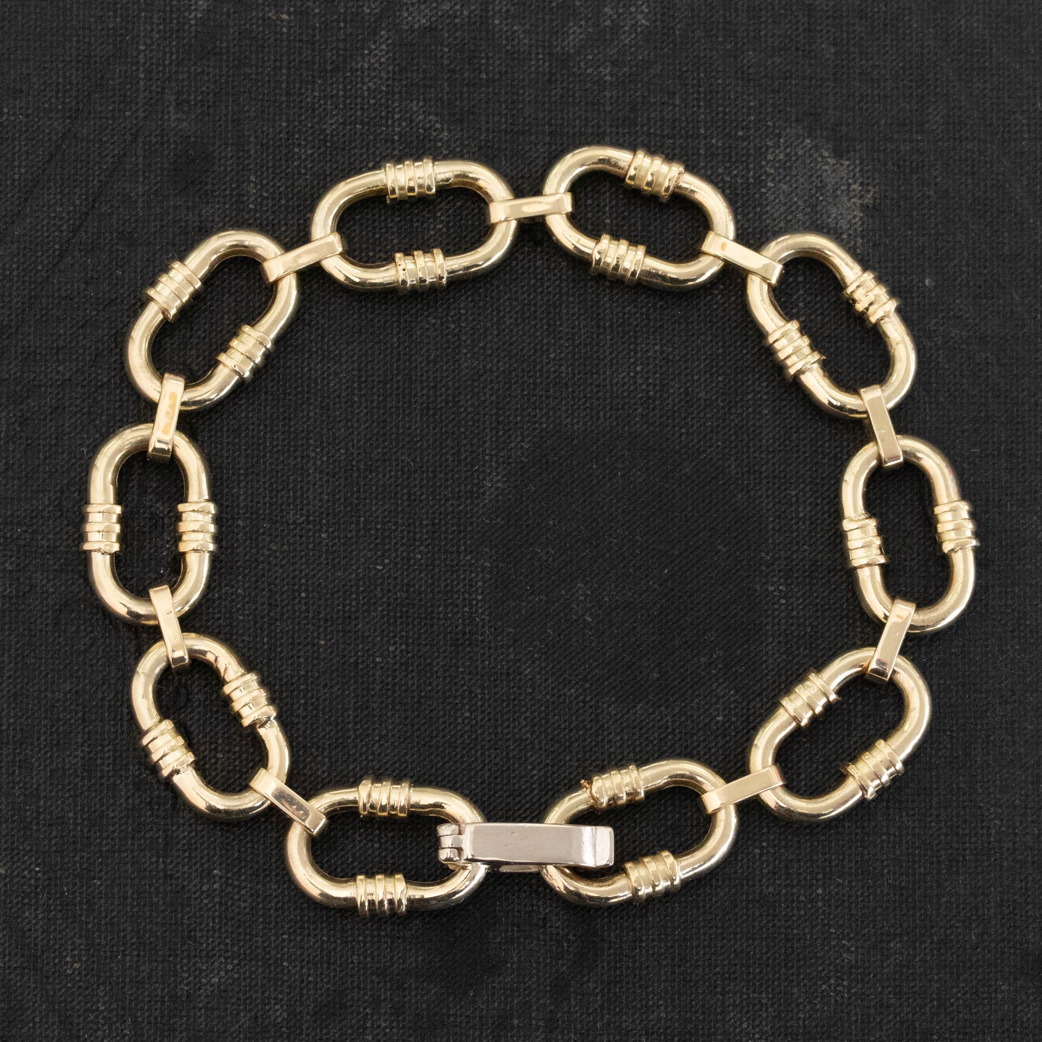 Vintage Oval Link Bracelet