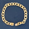 Vintage Van Cleef & Arpels 18kt yellow gold oval link bracelet, front view