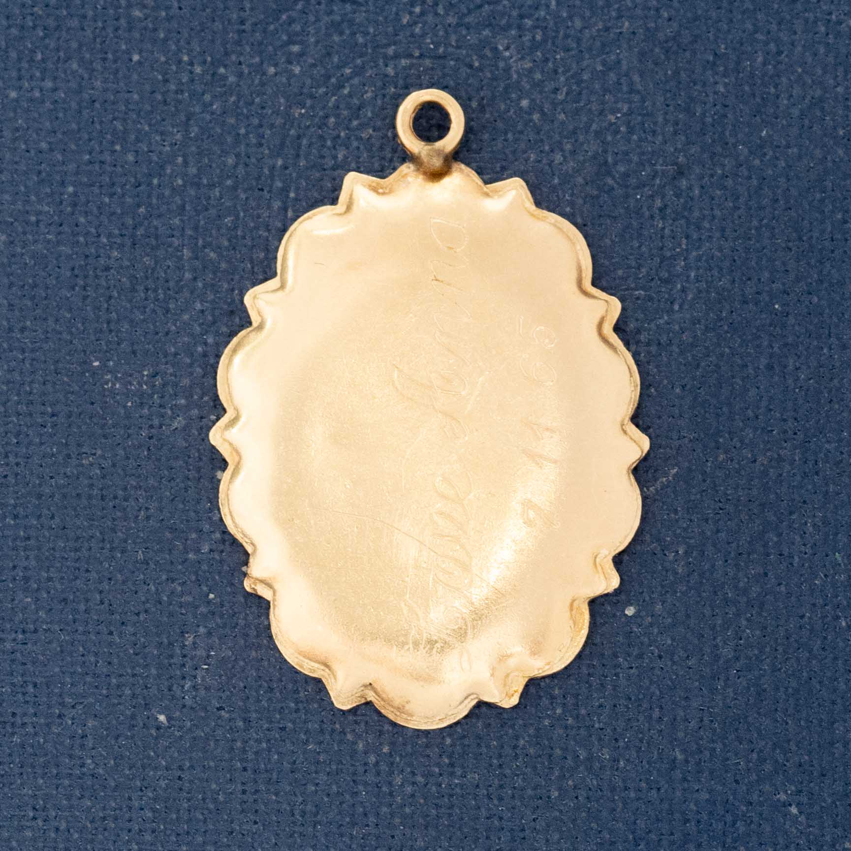 Vintage Oval Registered Nurse Charm