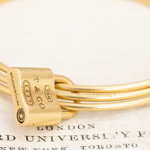Vintage Padlock Triple Bangles by Tiffany & Co.