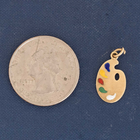 Vintage Paint Pallet Charm