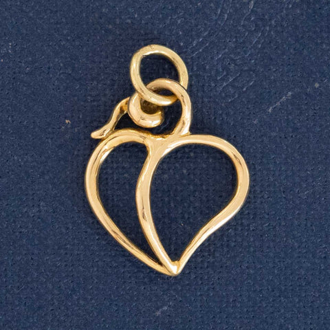 Vintage Paloma Picasso Apple Heart Charm, by Tiffany & Co.