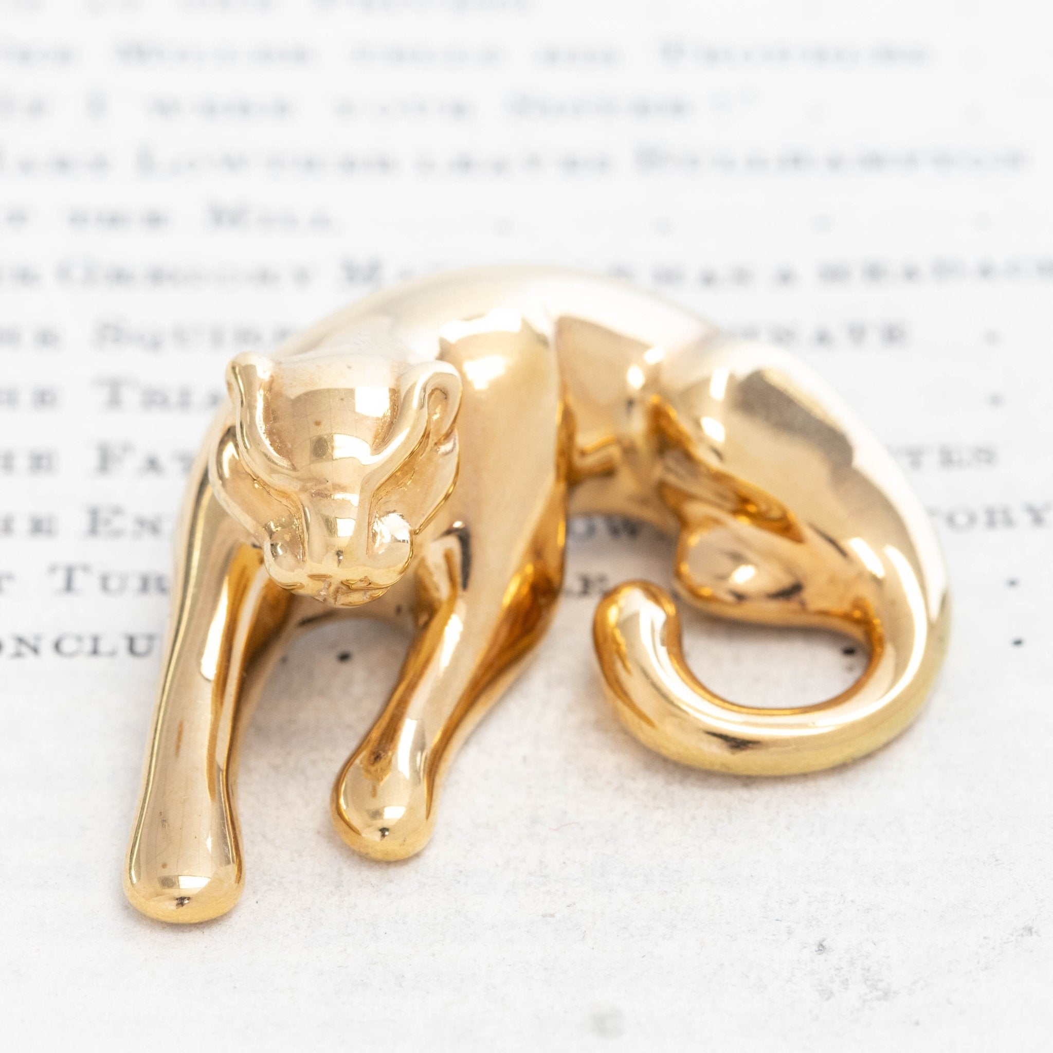 Vintage Panther Slider Pendant