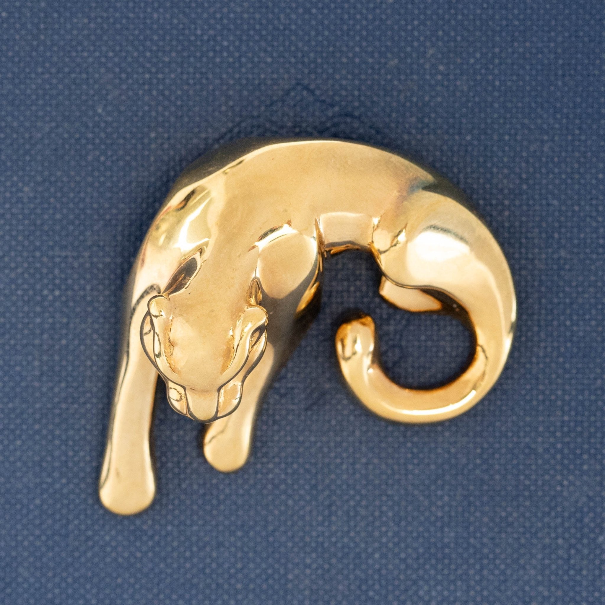 Vintage Panther Slider Pendant