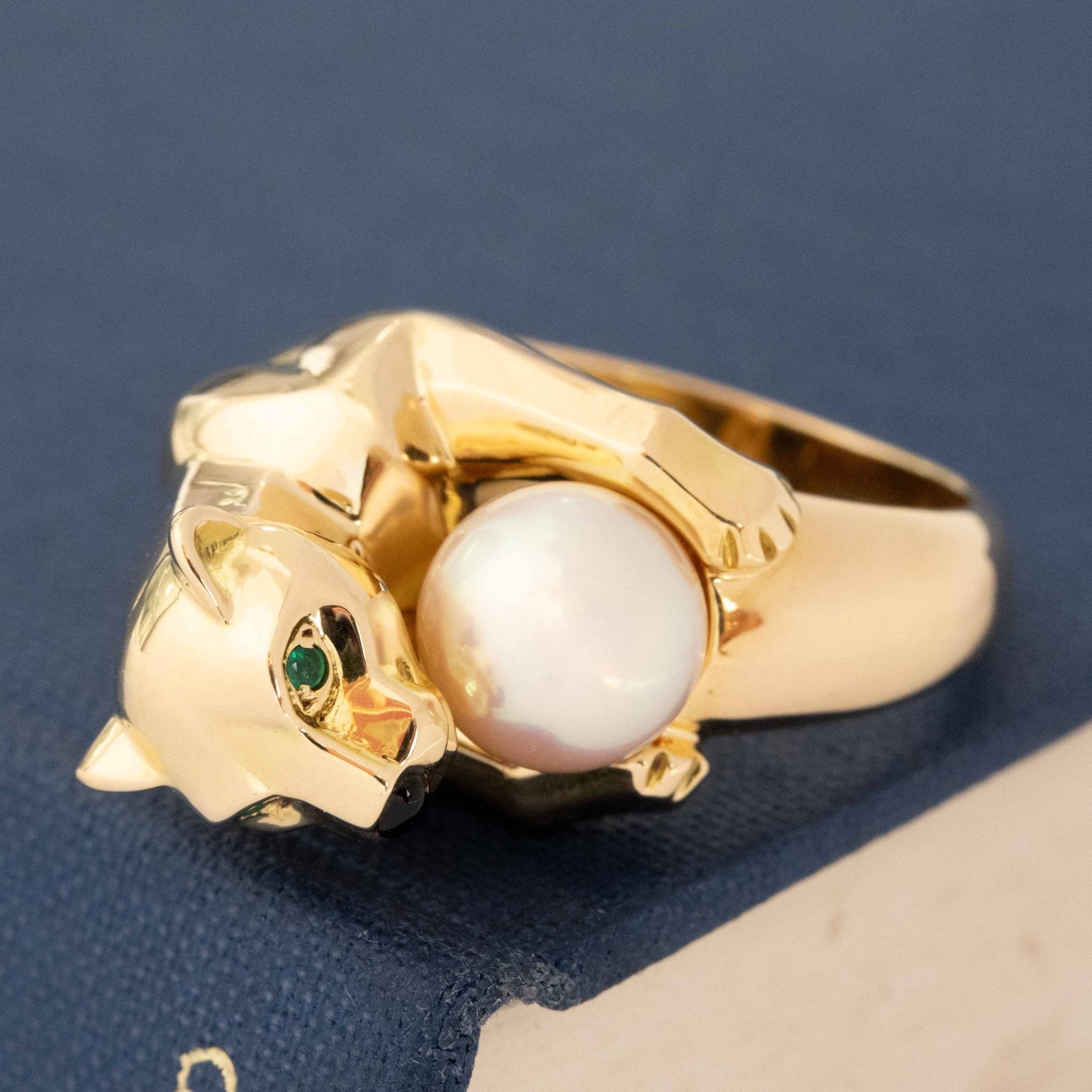 Vintage Panthere Vedra Ring by Cartier