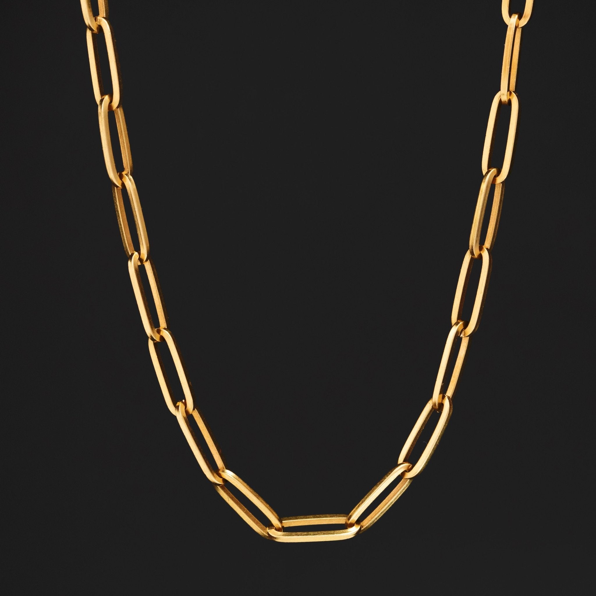 Vintage Paper Clip Long Chain, by Cartier