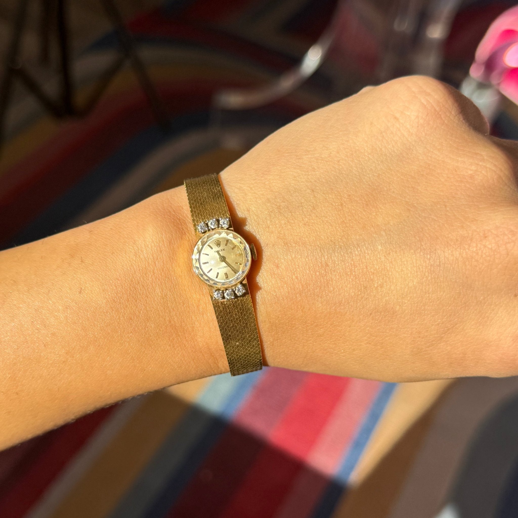 Vintage Petite Diamond Ladies Watch, by Rolex