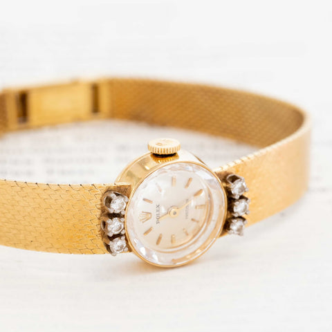 Vintage Petite Diamond Ladies Watch, by Rolex