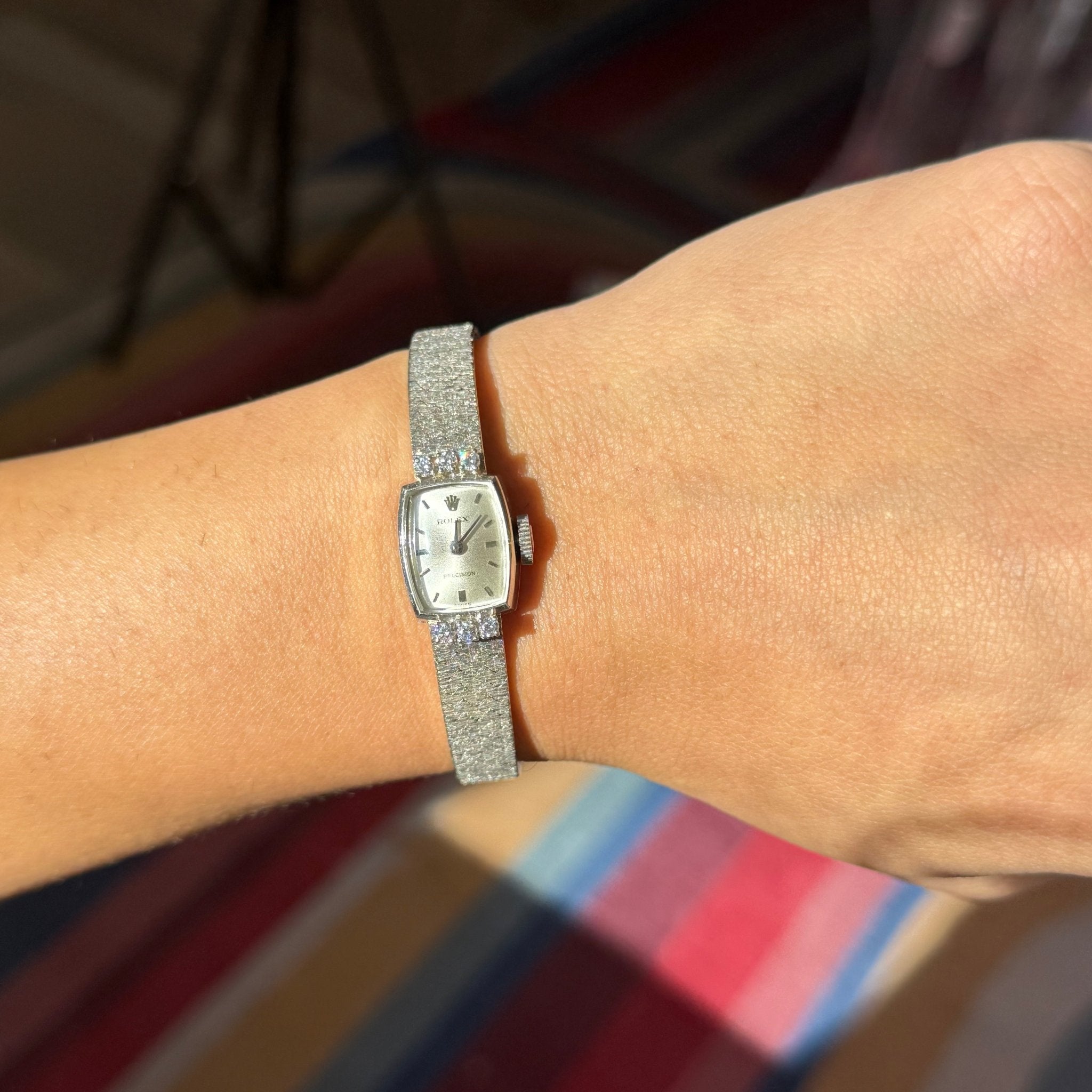 Vintage Petite Diamond Ladies Watch, by Rolex