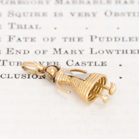 Vintage "Petite Fille" (Little Girl) Charm, French
