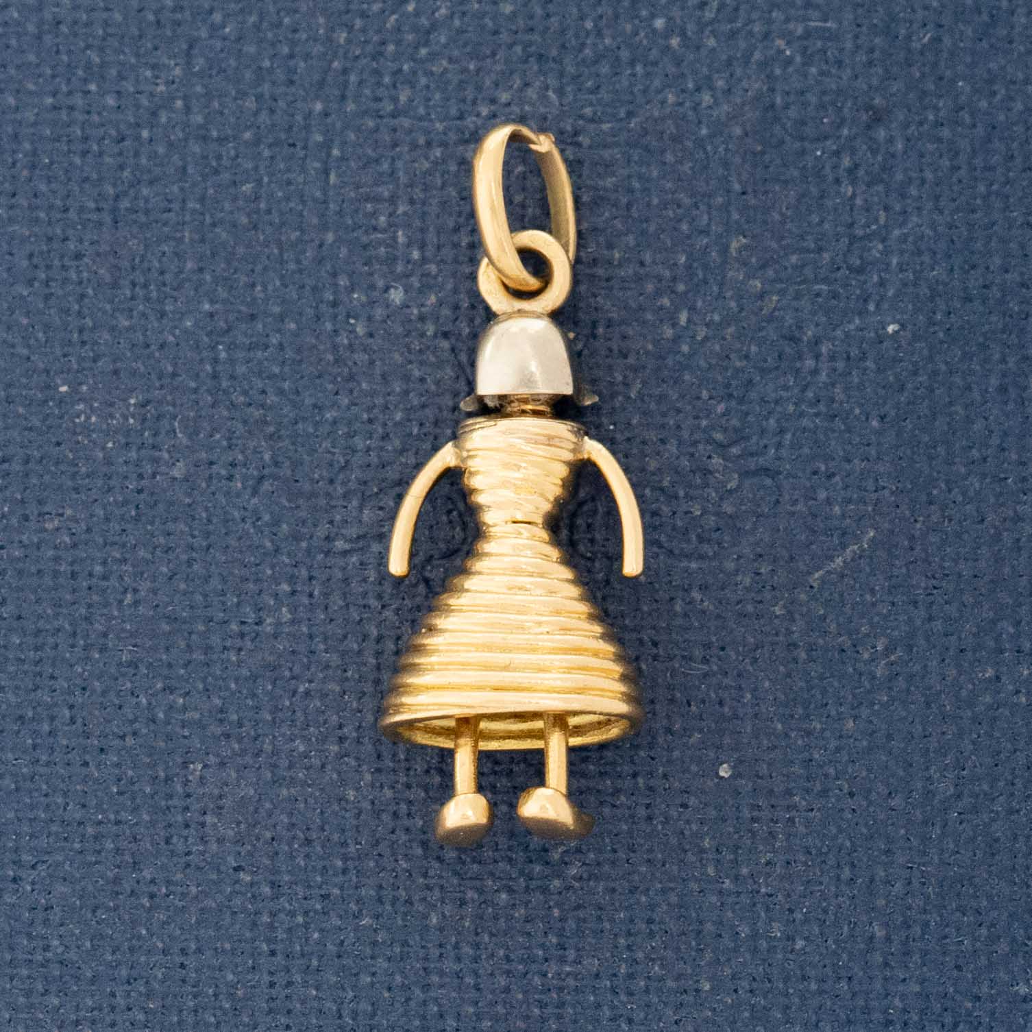 Vintage "Petite Fille" (Little Girl) Charm, French