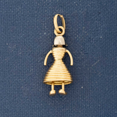 Vintage "Petite Fille" (Little Girl) Charm, French