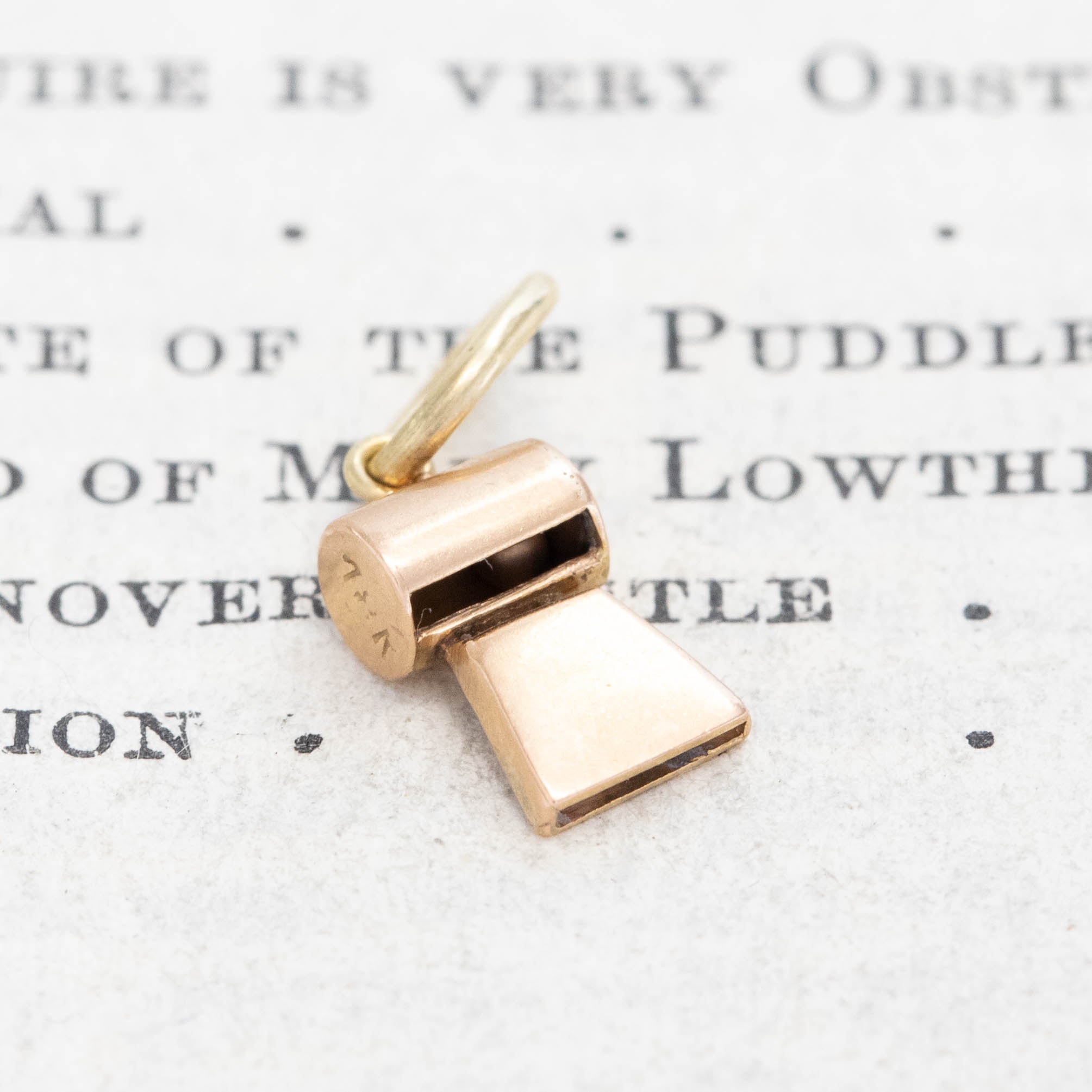 Vintage Petite Whistle Charm
